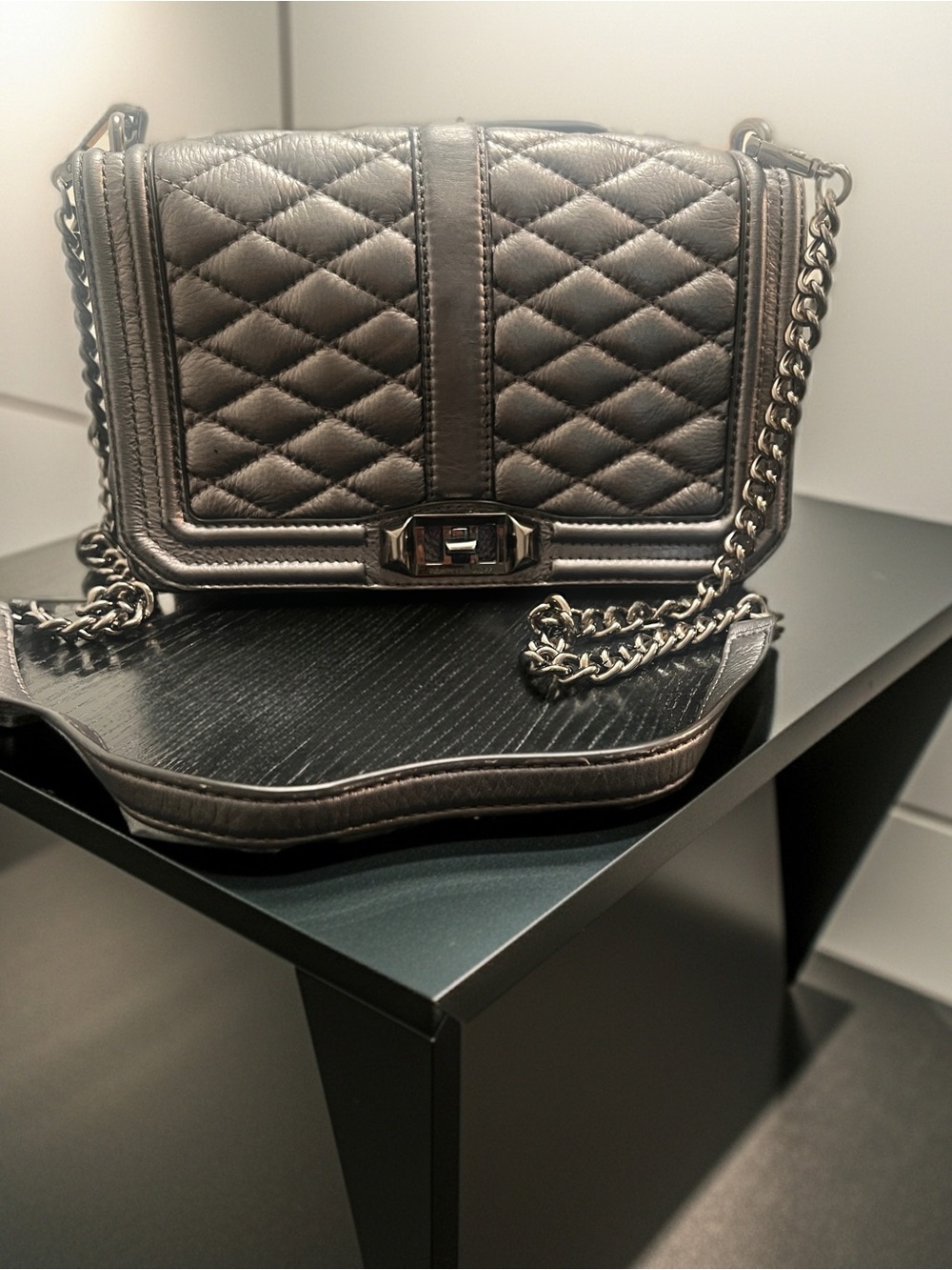 Rebecca Minkoff Love Quilted Crossbody Handbag